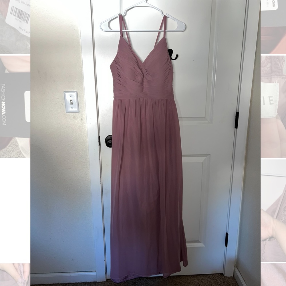 Azazie - Bridesmaid dress - Size 8 - Color: vintage mauve
